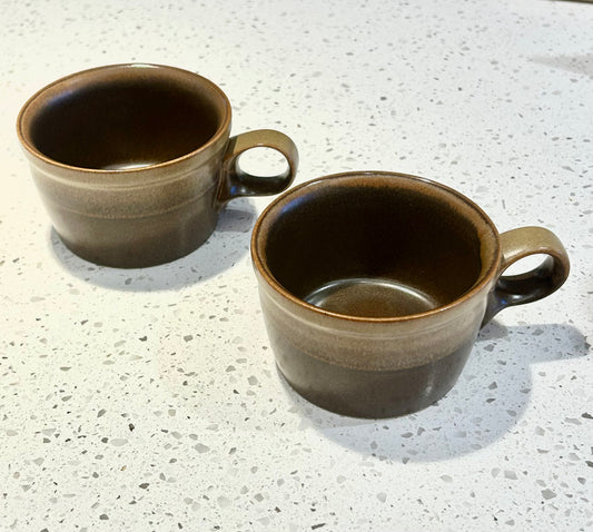 Set of 2 - Mikasa Potters Art Vintage Mugs