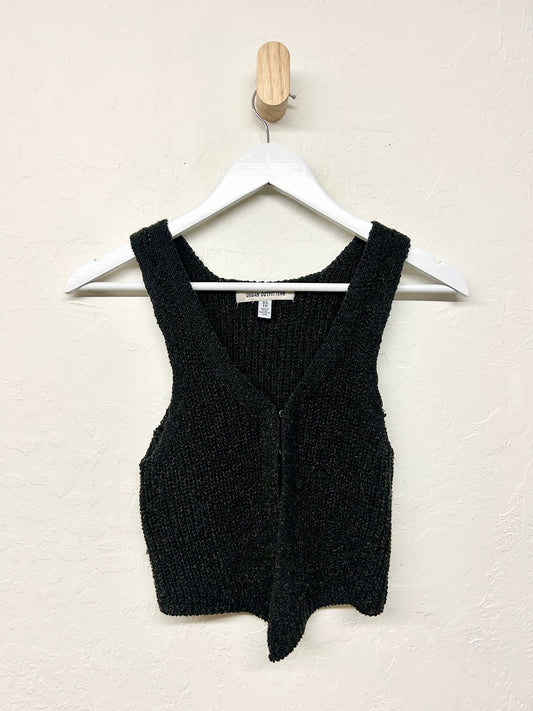 Urban outfitters black crop tank