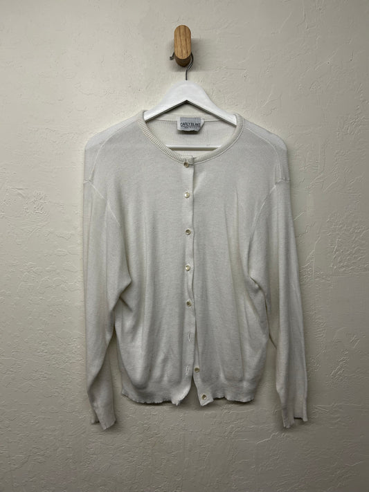 Ivory Acrylic Button-up