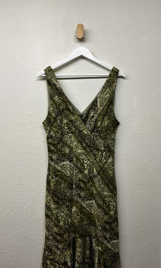 Green Y2K Dress
