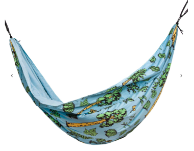 Parks Project - Feel The Earth Breathe Recycled Hammock for Two: Baby Blue / One Size