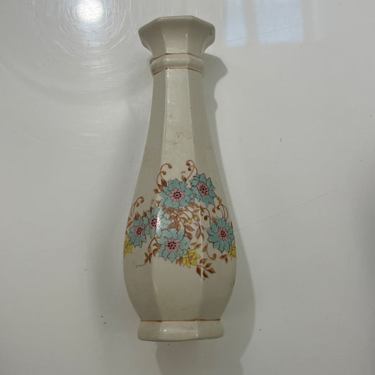 Ceramic White Floral Vase