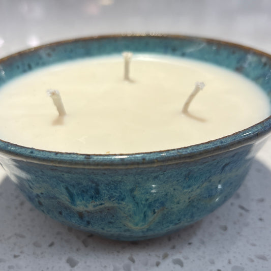 Small Pottery Candle