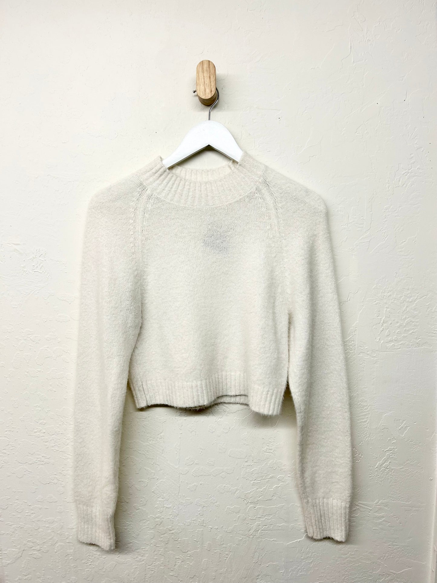 Urban Outfitters white mock neck sweater