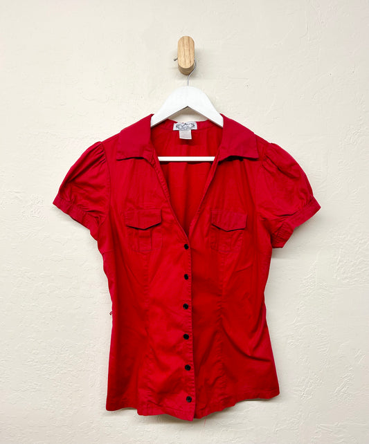 Women’s red blouse
