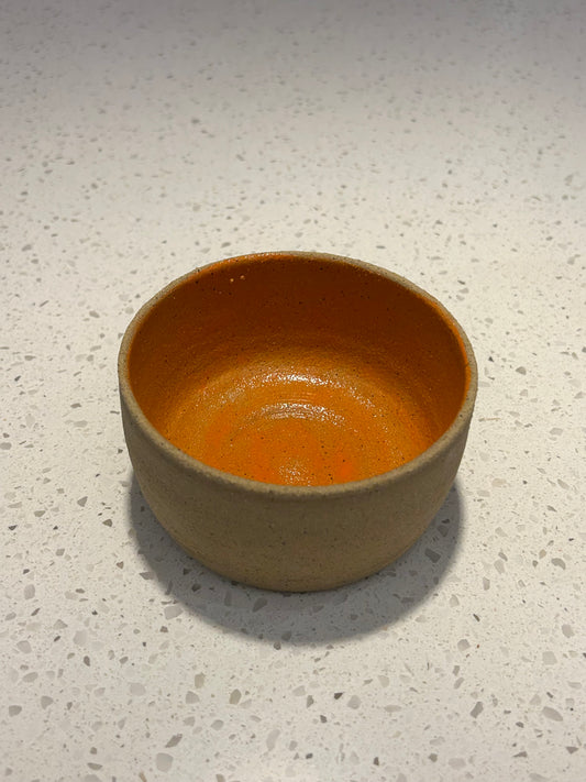 Ceramic Orange Bowl