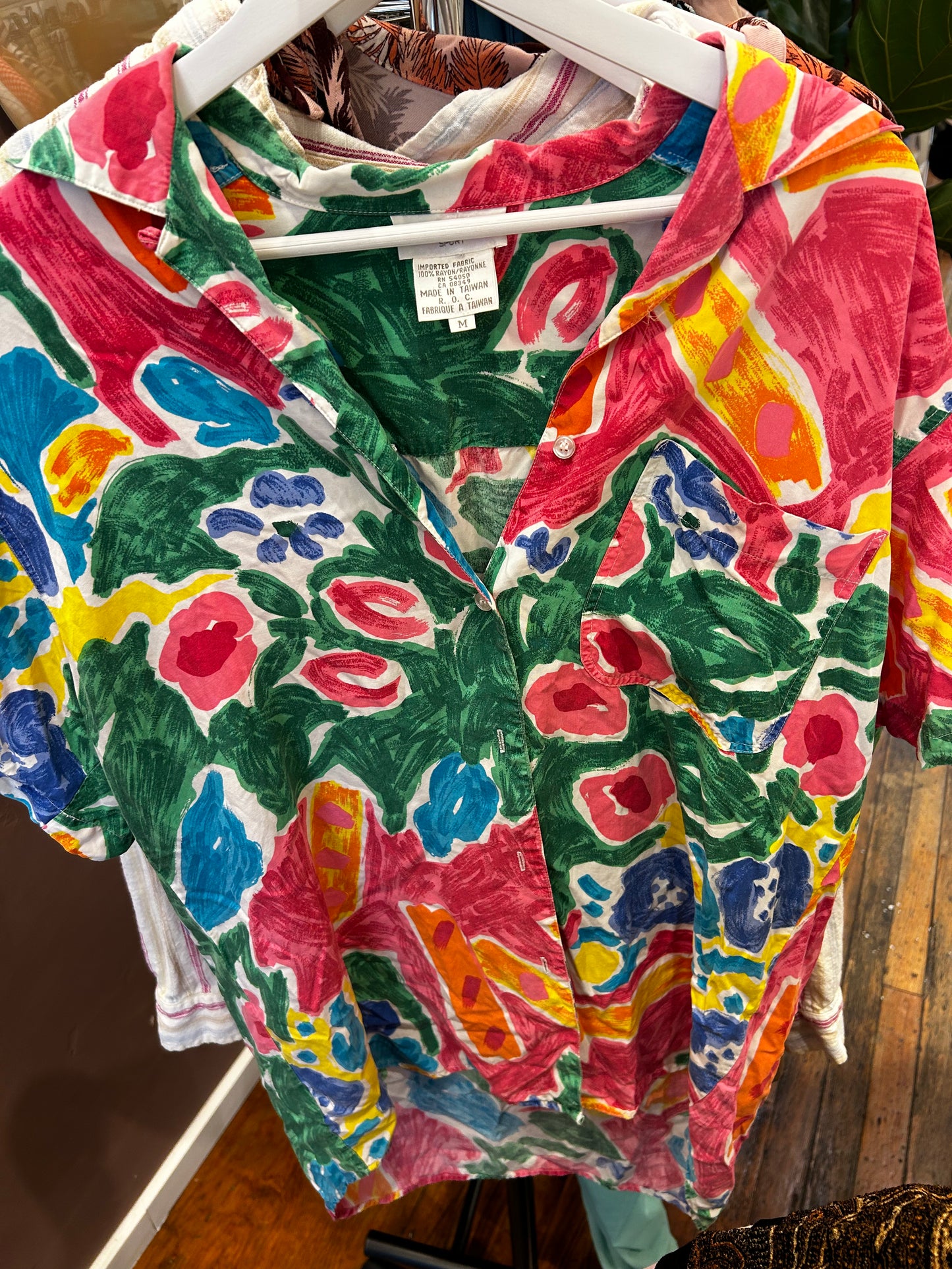 Miami abstract printed shirt