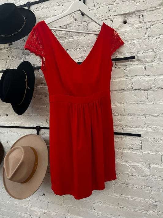 Red Ycoo lace dress - Q3