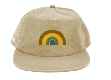 Parks Project - Rainbow Chenille Grandpa Hat: Tan / One Size