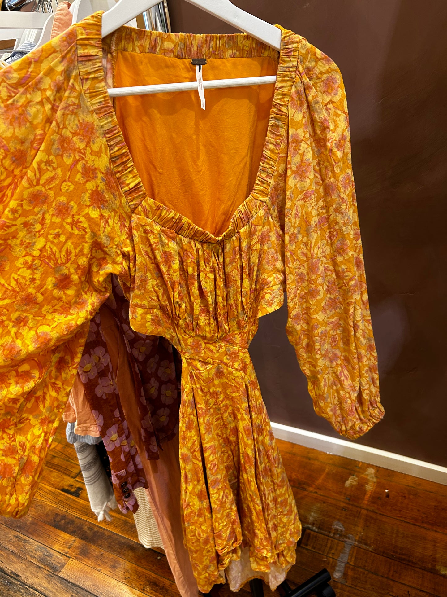 Free people yellow dress