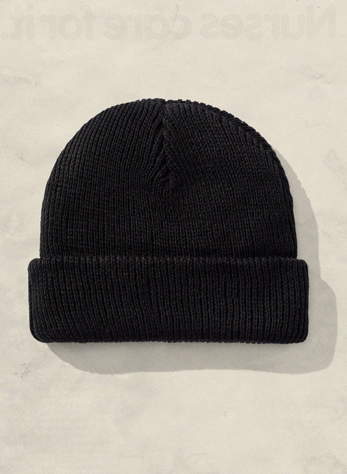 Hemp Slacker Beanie (+8 Colors): Black