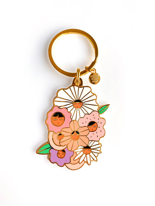 Carolyn Suzuki - FLOWER BUNCH KEYCHAIN